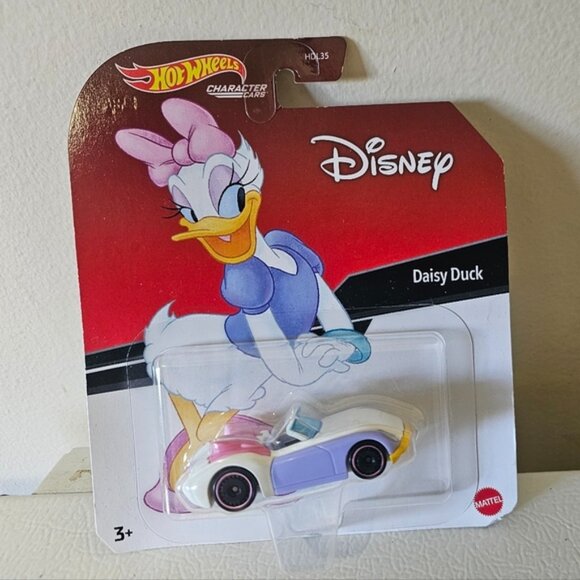 Hot Wheels Other - Disney Daisy Duck Hot Wheels Character Cars 2022 NEW